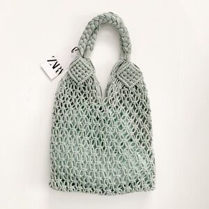 Zara Crochet Mint Bag
